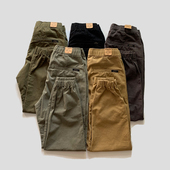 束脚裤 Jogger 重磅加厚纯棉水洗收脚束口裤 休闲裤 pants 复古咔叽