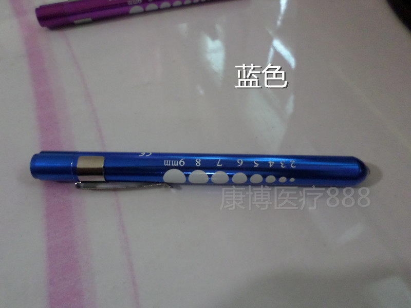 눈과 입을 확인하는 이비인후과 의사를 위한 병원 작은 손전등 학생 펜을 위한 LED 흰색 빛 노란색 빛 펜 빛