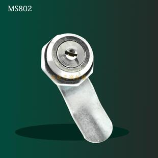 MS802配电箱转舌锁控制柜门圆柱锁电柜仪表箱把手锁文件柜小圆锁