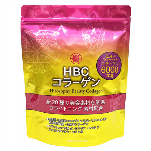 日本hirosophy希洛索菲HBC胶原蛋白210g 20种美容素材