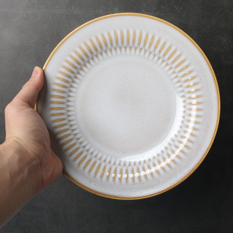 baker spice创意早餐盘【高端 新骨瓷】糕点盘釉下彩面包轻食盘子