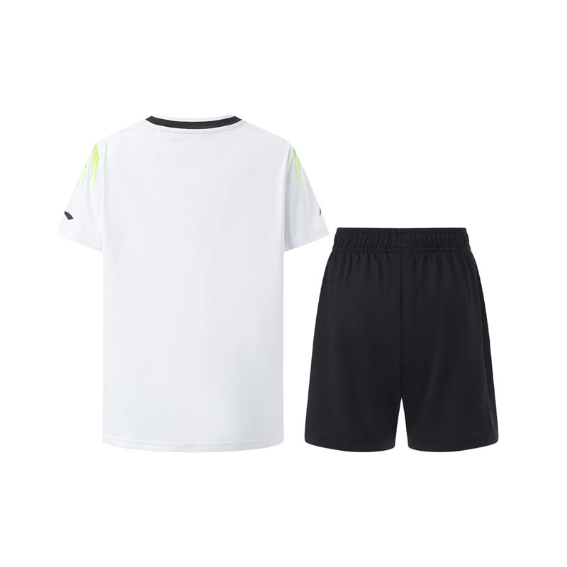 LI NING 아동 축구복 2024 여름 신작 소년 축구 시리즈 수분 탈착 속건성 경기복 반팔