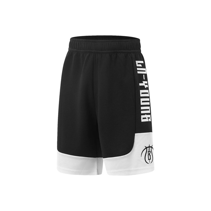 李宁儿童短裤2025夏季男中大童篮球系列吸汗舒适宽松针织3+1球裤