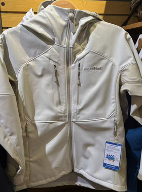 日本代购montbell ClimaBarrier女士防风腋下拉链薄绒软壳1106791