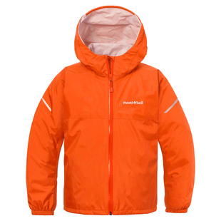 日本代购 montbell 户外儿童DryTech 防风防水冲锋衣1128711/2