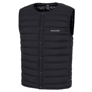 montbell男士户外登山徒步800蓬羽绒圆领马甲内胆背心1101670