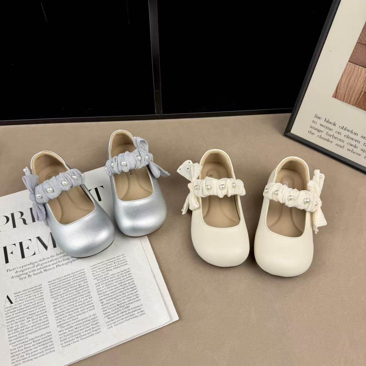 女童小皮鞋2026春秋新款浅口软底玛丽珍单鞋平底蝴蝶结魔术贴鞋子,童鞋/婴儿鞋/亲子鞋,皮鞋,淘宝优惠券,粉丝福利购,淘宝优惠卷