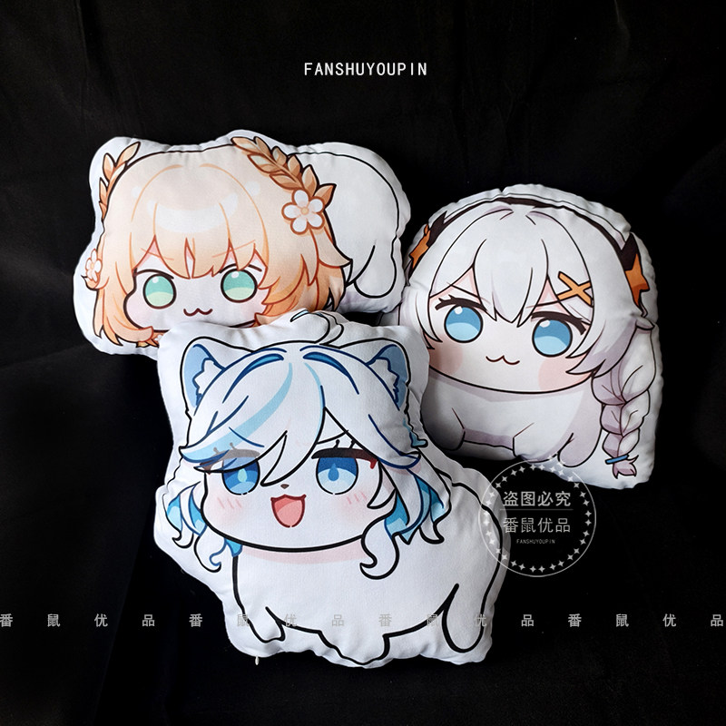 芙宁娜抱枕阿格莱雅游戏周边玩偶学生午休枕椅子靠垫定制异形娃娃