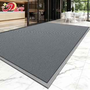 金宁四周压边镂空防滑垫洗手间地垫塑料pvc入户门口脚垫定制印字