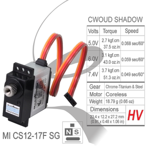 BLUEARROW蓝箭 磁传感 钢齿 高速舵机 MI CS12-17F SG