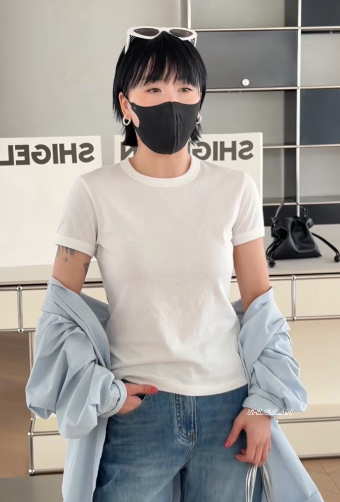 C58569极简短袖 诗歌兰女装2026春夏款 百搭简约圆领短袖弹力T恤