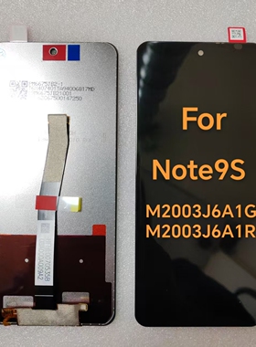 适用于Redmi Note 9S M2003J6A1G液晶显示屏手写一体触摸屏幕总成