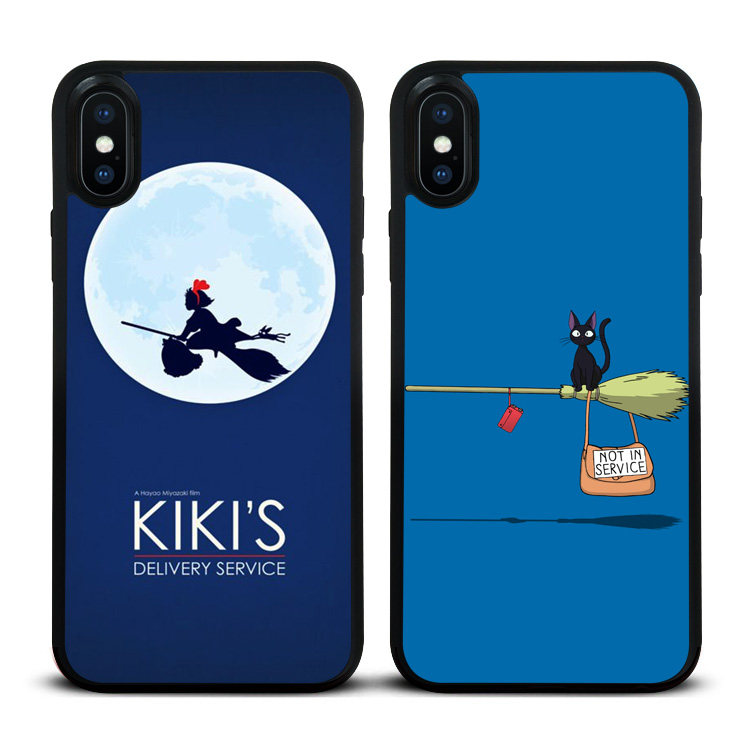 魔女宅急便吉吉iPhoneX手机壳苹果15/7硅胶8全包15玻璃软适用13xr