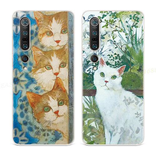 美术生猫咪适用小米10pro