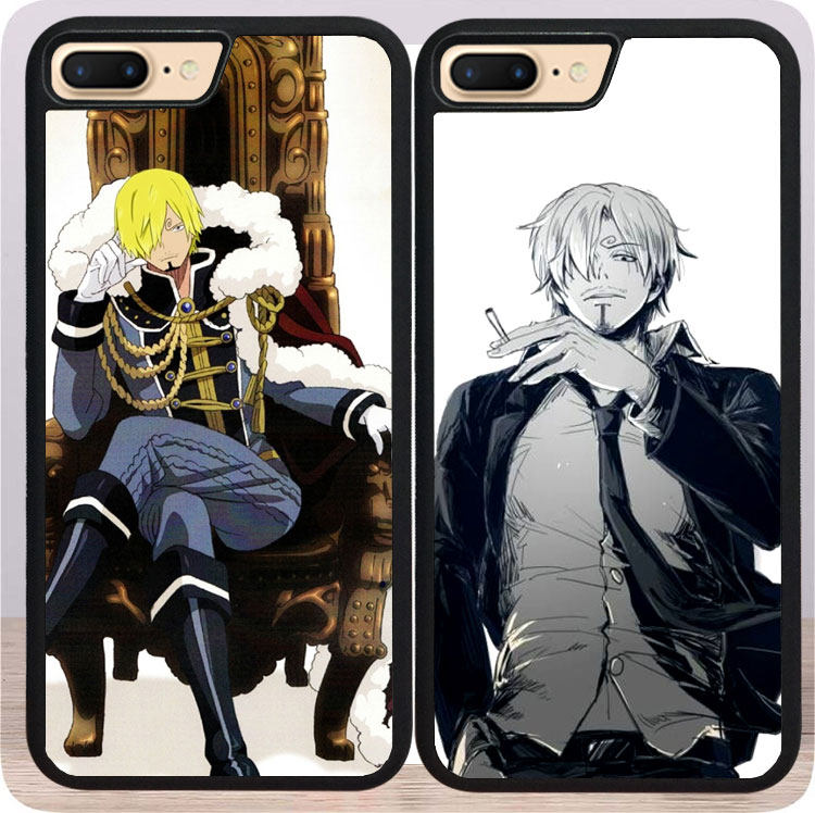 适用于海贼王/山治/香吉士iphoneX防摔7/8plus玻璃壳12/13手机壳