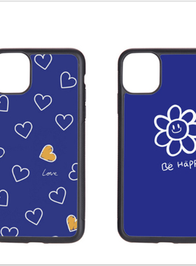 适用于8plus日韩14蓝色可爱卡通7手机壳iPhone15Pro适用苹果xsmax