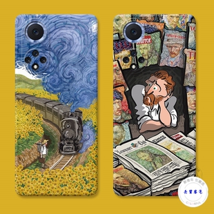 花田火车适用华为nova7pro手机壳10se麦芒11可爱梵高9文艺8女款6