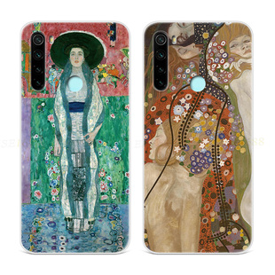 欧美文艺适用小米红米note11手机壳12个性10pro克里姆特9+8油画7T