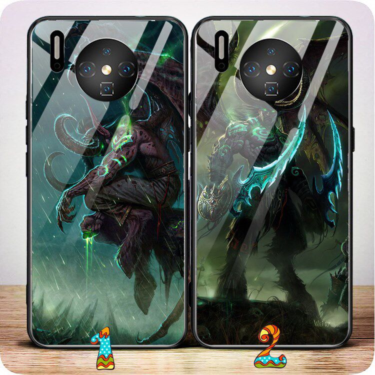 适用华为手机壳魔兽世界伊利丹