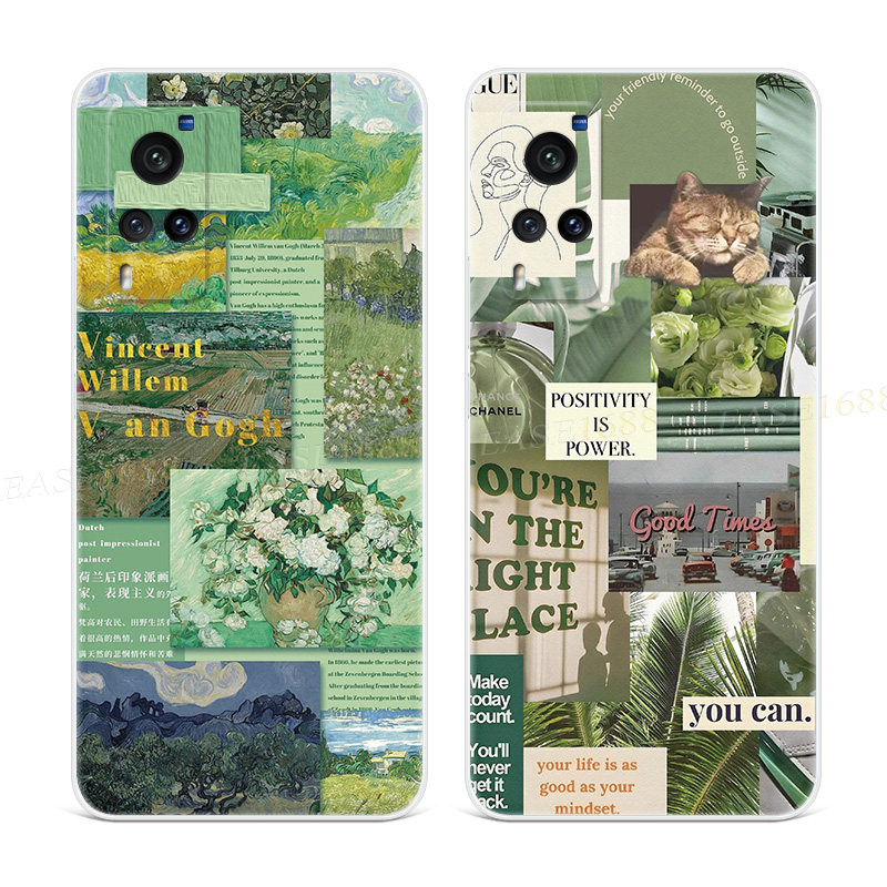 原创意梵高油画适用于vivo x60手机壳x50x27pro文艺nex3女款+软壳