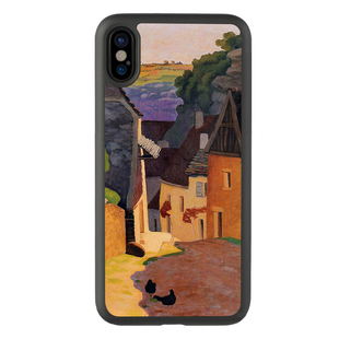 适用于欧美14瓦隆风景油画iPhone15promax手机壳xs适配苹果7plus