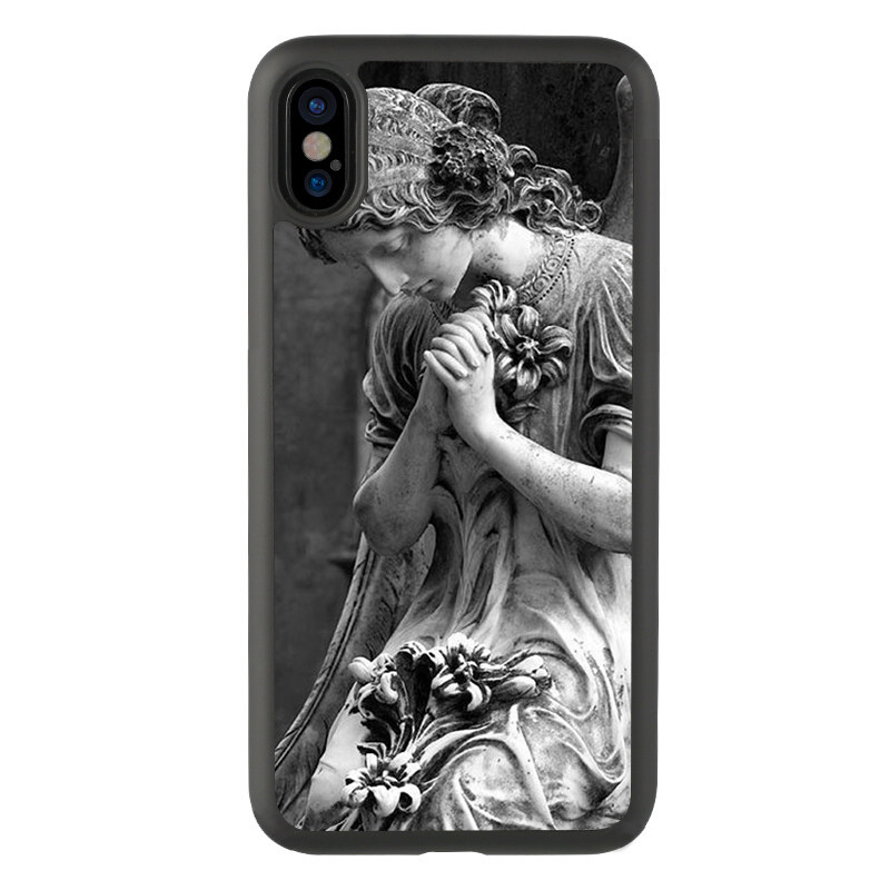 适用于欧美复古雕像iPhone13手机壳15promax艺术14保护套xs硅胶xr