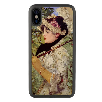 适用于欧美马奈油画iPhonexsmax手机壳1213Pro吹笛少年14保护套xr