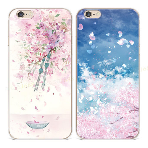 日系樱花适用iPhone8plus