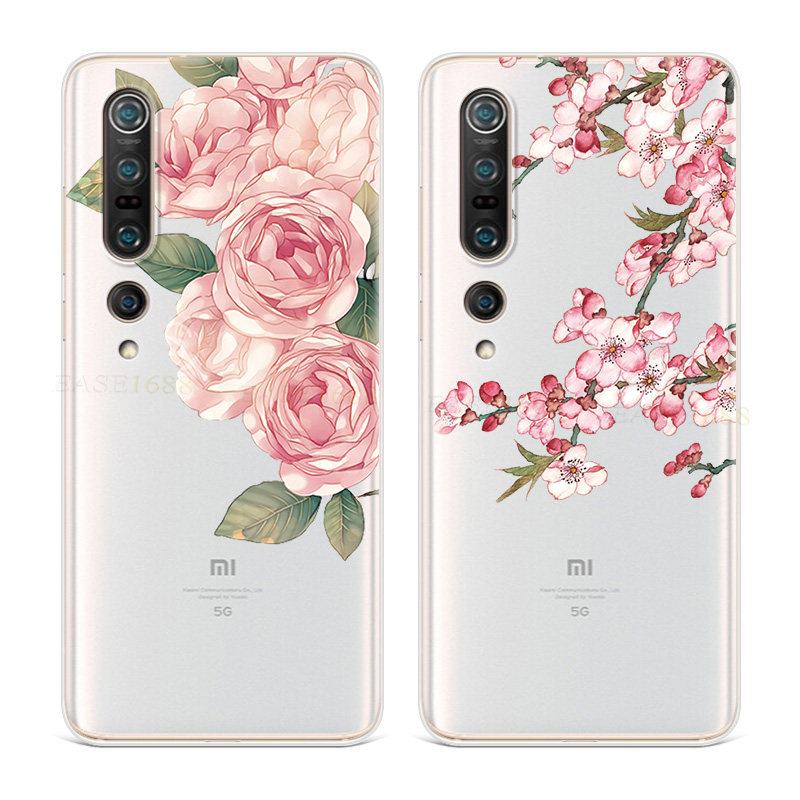 透明花朵适用于小米10pro