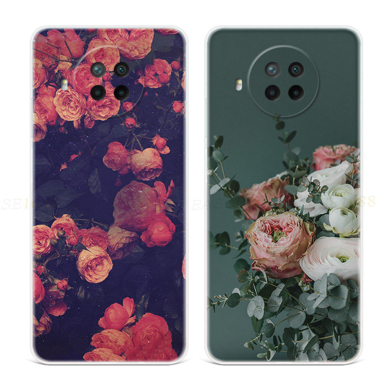 ins风玫瑰花适用小米红米note11手机壳12复古10pro文艺9+8法式7T