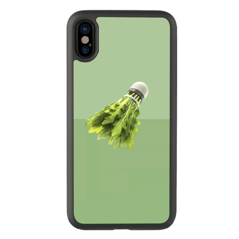 适用于13卡通14可爱女羽毛球iPhone15promax手机壳xs适配苹果7plu