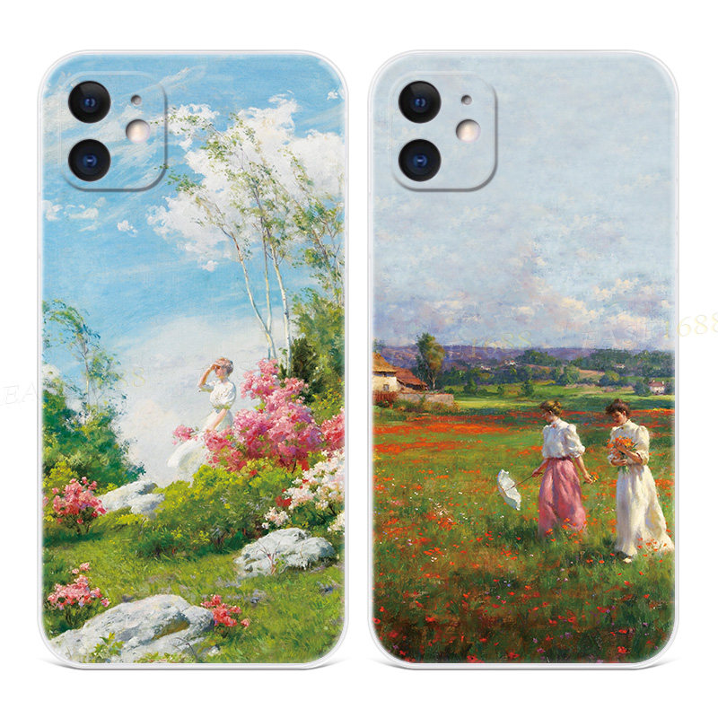小清新花草适用iPhone12苹