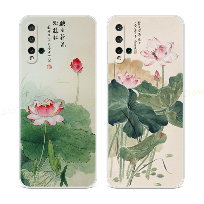 复古莲花适用华为nova5pr