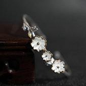 梅花古风汉服简约手镯花朵开口送礼