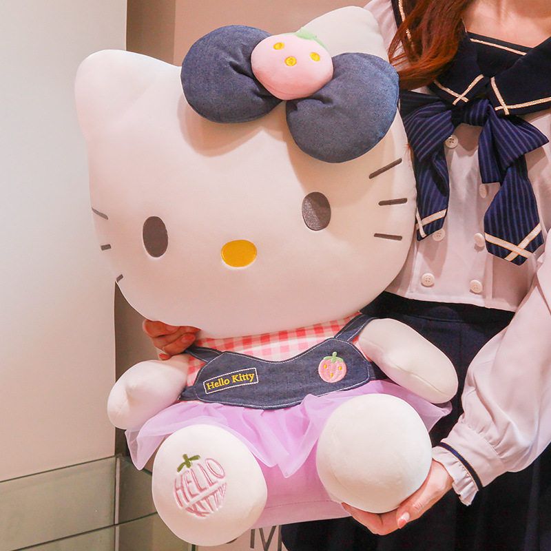 三丽鸥hellokitty公仔凯蒂猫玩偶毛绒玩具批发礼品kt猫大娃娃
