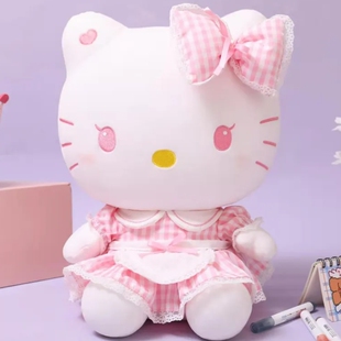 HELLO 毛绒 KITTY surof 洛丽塔 三丽鸥×尚绒坊 凯蒂猫 Sanrio