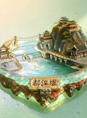 3D立体浮雕冰箱贴全彩设
