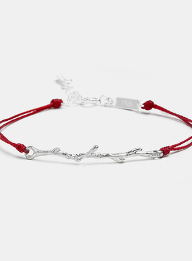 THISNESS纯银红绳手链