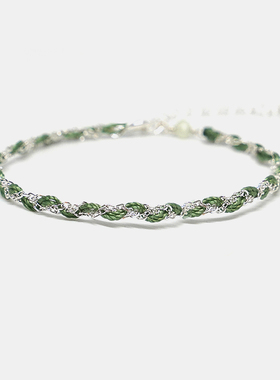 THISNESS纯银小众编织手链