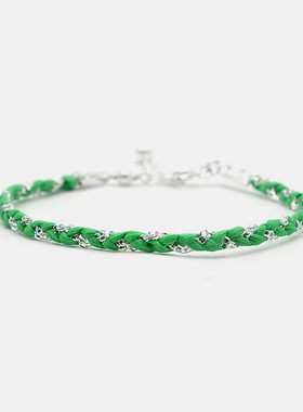 THISNESS纯银编织手链