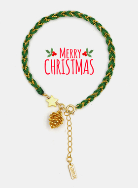 手链THISNESS纯银原创设计圣诞