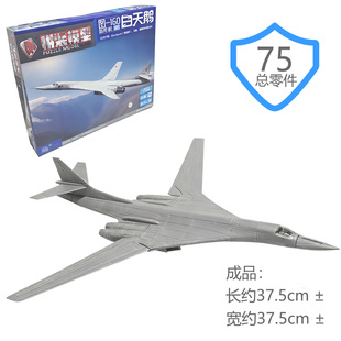4d军事模型拼装1/144苏联俄罗斯图160白天鹅轰炸机男孩摆件玩具