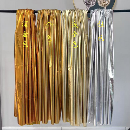 弹力金银烫金布婚庆背景桌布装饰