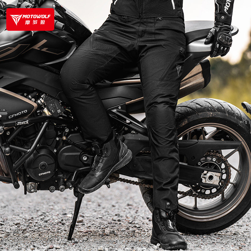 摩多狼四季男通勤骑行裤防风保暖赛车裤机车防摔抗寒防水骑士装备,摩托车/装备/配件,赛车裤,淘宝优惠券,粉丝福利购,淘宝优惠卷