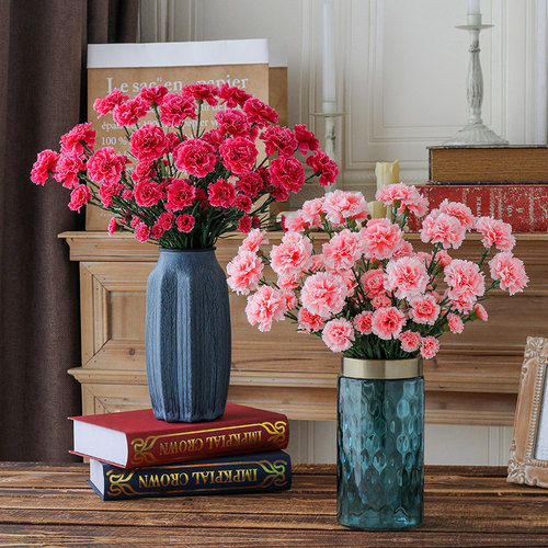 康乃馨仿真花束假花干花艺情人节