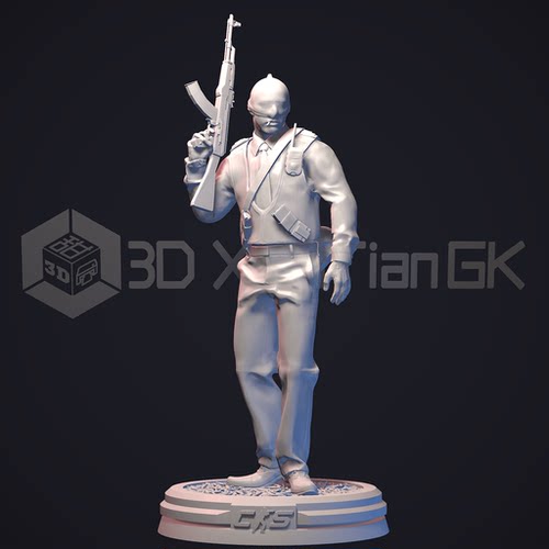 CS2探员反恐精英游戏老K笔涂白模