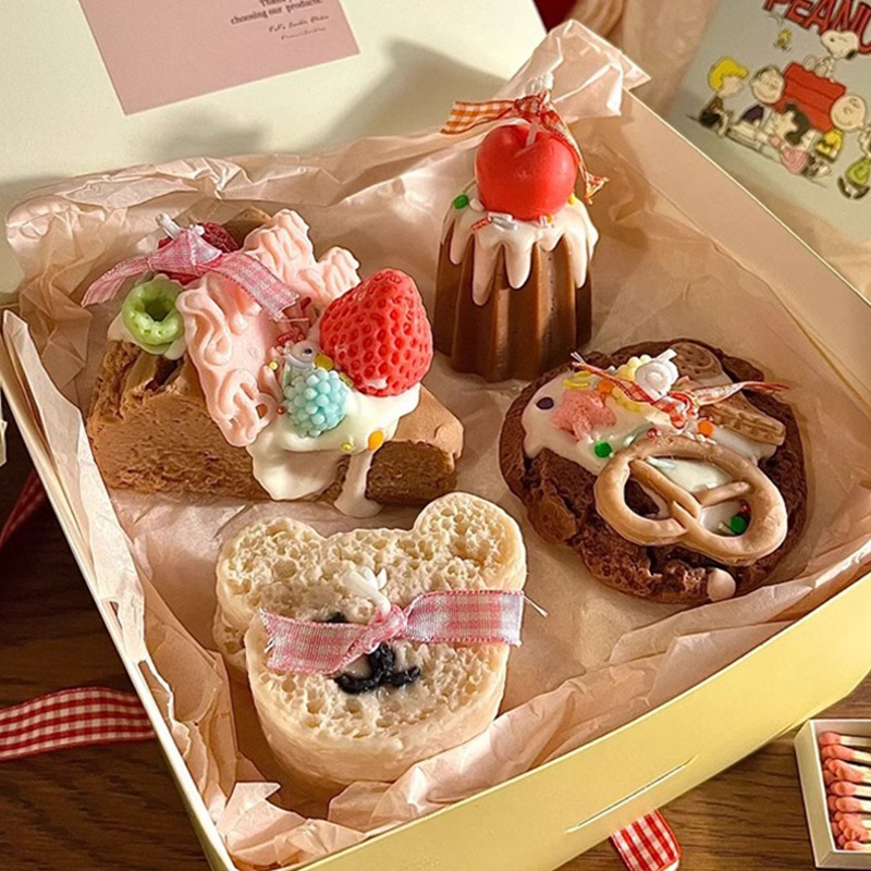 甜品香薰蜡烛礼盒小众高级实用生日礼物送女生朋友闺蜜毕业伴手礼