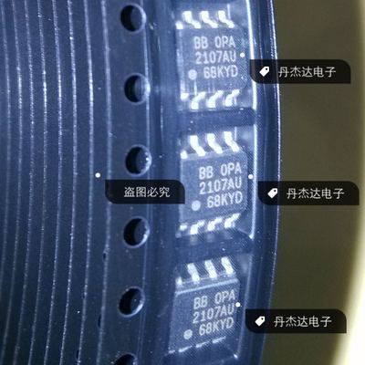 一级 TI BB  低噪声精密运放器 OPA2107AU  OPA2107 贴片SOP8