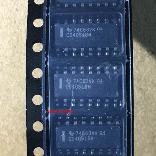 全新原装正品 CD4051BM96 CD4051BM 4051 SOP16 贴片16脚 逻辑IC