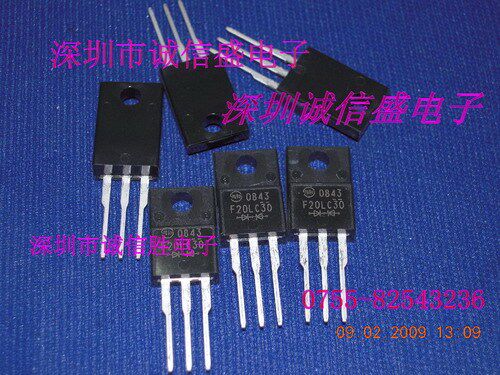 快速恢复二极管F20LC30 20A 300V SHI TO220F进口全新电子配件